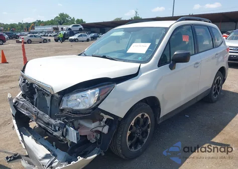 2017 Subaru Forester 2.5I z USA, uszkodzony, nr VIN JF2SJABC8HH493895